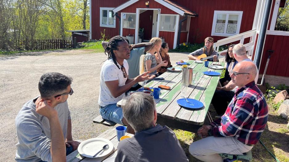 Arbetslunch i det fria Arbetslunch i det fria